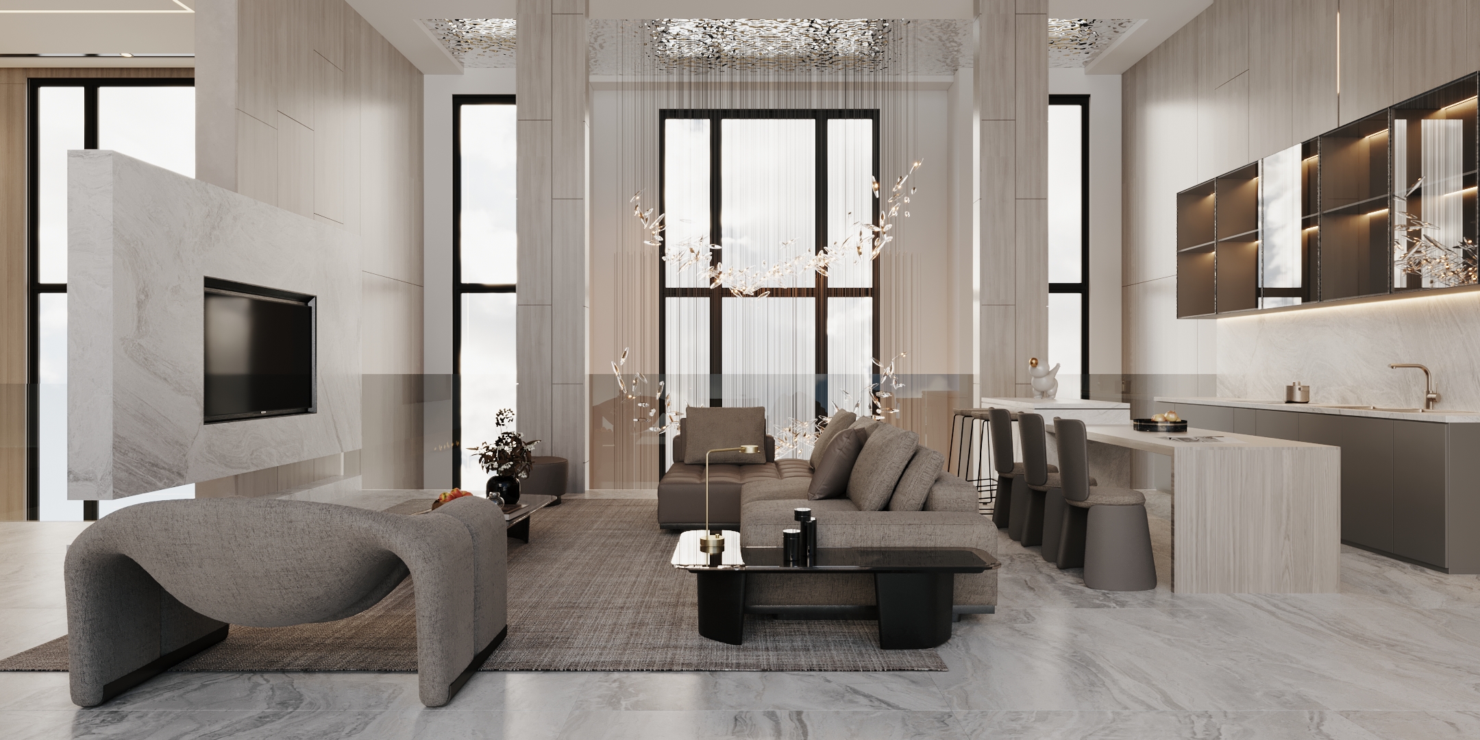 Interior Design for Enhancing Living Spaces التصميم الداخلي كعنصر أساسي في تحسين جودة المساحات