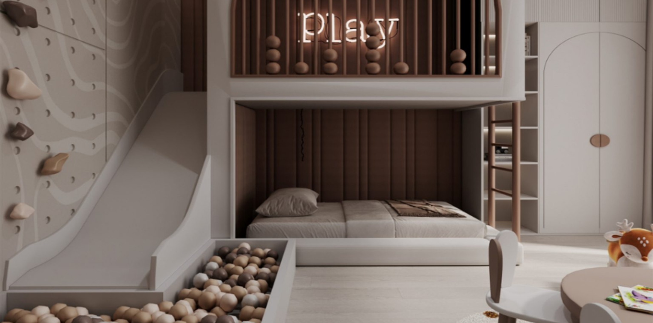 Children’s Room Design: Fun, Safe, and Practicality تصميم غرف الأطفال: دمج المرح مع الأمان والوظائف العملية